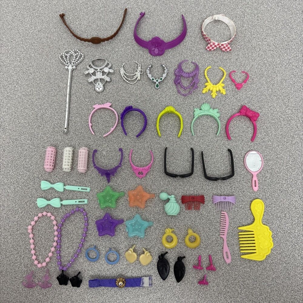 Vintage Barbie 70’s, 80’s, 90’s, Jewelry, Headwear, Earrings, Glasses, & More